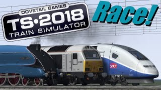 Train Simulator 2018  Past Present or Future Race [upl. by Rennold]