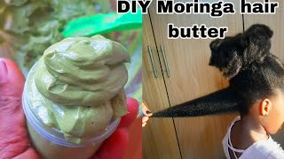 DIY MORINGA HAIR BUTTER FOR RAPID HAIR GROWTH BEGINNER FRIENDLY [upl. by Russom473]