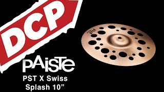 Paiste PSTX Swiss Splash Cymbal 10quot [upl. by Yentterb]