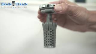 Drain Strain®  The NoClog Drain Stopper [upl. by Amian246]