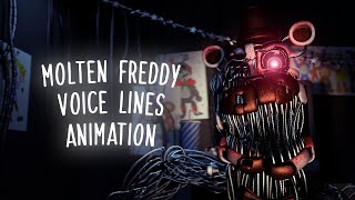 Molten Freddy Voice Lines animated [upl. by Amund]