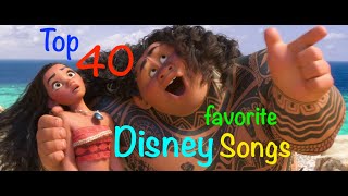 Top 40 Disney Songs [upl. by De5]