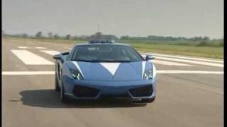 Lamborghini Gallardo Polizia Webvideo Driving [upl. by Ahsauqal83]