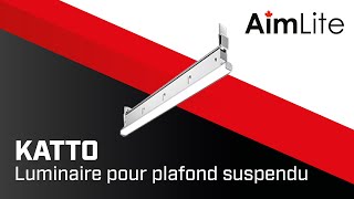 Luminaire DEL pour plafond suspendu KATTO [upl. by Anomahs516]