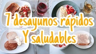 MENU DE DESAYUNOS RÁPIDOS Y SALUDABLES ♡ PARA NIÑOS Y ADULTOS  INSPÍRATE CONMIGO 🎀 [upl. by Dusza]