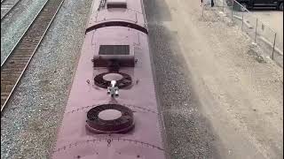 Canadian Pacific 2816 Steam Train Leaving Swift Current [upl. by Melloney314]