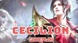 Mobile Legend Bang Bang l Cecilion Game Play l Mage Build l Brave Chloe [upl. by Lavotsirc]