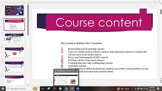 Recording of LWE Batch101 Lect 1 SEO Content Writing By Miss Maria Qureshi [upl. by Leuqer]