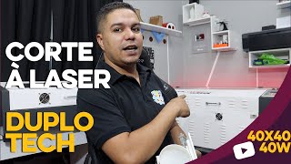 Cortadora Laser DuploTech Laser 40x40  Aulão Inicial Parte1 [upl. by Leena]