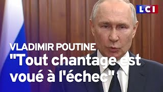 Discours de Poutine après le coup de force et la volteface de Wagner [upl. by Lemmueu476]