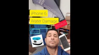 iPhone 6 Water Damage Repair Using a Ultrasonic Cleaner Step by Step Tutorial 29 September 2020 [upl. by Abixah]