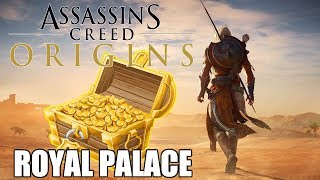 Royal Palace Loot Treasure Locations  Assassins Creed Origins [upl. by Cleaves]