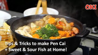 Tips amp Tricks to make Pen Cai  Sweet amp Sour Fish with OKI Singapore Chinese New Year Recipes [upl. by Simpson]