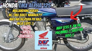 Honda TMX Alpha 125  Glossy blue  Bakit nawala na sa mga Casa  newbiemotovlogph [upl. by Saloma539]