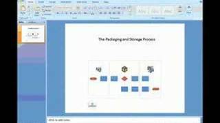 Visio 2007 Demo Apply a theme to a diagram [upl. by Aropizt]