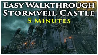 Stormveil Castle Fast Walkthrough All Sites Of Grace in 5 Minutes How To Guide  Elden Ring [upl. by Teressa465]