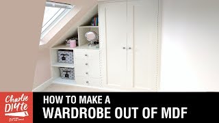 How to Make a Fitted Wardrobe out of MDF [upl. by Ulrike]