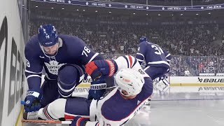 NHL 24 gameplay true broadcast camera [upl. by Althee285]