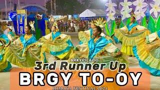 HIMAYA FESTIVAL 2024 3RD RUNNER UP BRGY TOOY HIMAMAYLAN CITY Negros Occidental [upl. by Primo]