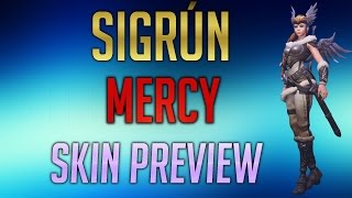 Overwatch  Sigrun Mercy  Skin Preview [upl. by Dogs]