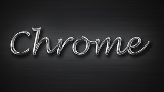 PL Chromowany Efekt Tekstowy  Photoshop Tutorial [upl. by Nnylsoj]