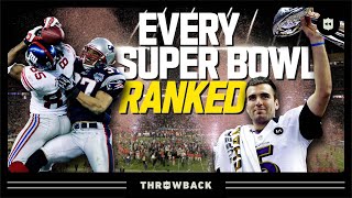 Ranking Every Super Bowl From WORST to BEST [upl. by Kalindi]