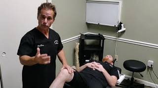 Knee test for fat pad pain  Hoffas test [upl. by Erasmus]