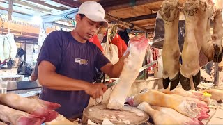 PROSES MEMBUKA TUNJANG KAKI SAPI DENGAN MUDAH❗KAKI SAPI LOKAL [upl. by Tat117]