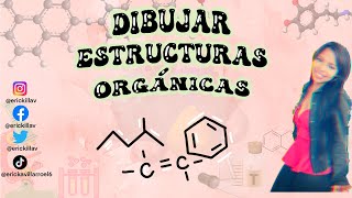 ✅ Como dibujar estructuras orgánicas Tipos de carbonos Ejemplos prácticos 📚 [upl. by Akeemaj]