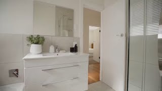 Bathroom Makeover 9  Mitre 10 Room Reno [upl. by Assetan]