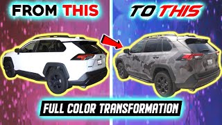 This 2020 Toyota RAV4 Gets A Full Wrap MAKEOVER  Metro Restyling  Auto Addict USA [upl. by Salahcin781]