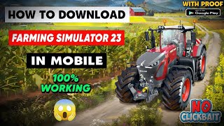 downloadlink FS 23 free download Android 100 working [upl. by Nofpets]