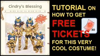 TUTORIAL ON HOW TO GET FREE TICKETS FOR THIS VERY COOL COSTUME [upl. by Alma]