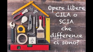 Manutenzione ordinaria opere libere e straordinaria CILA e SCIA [upl. by Guilbert]