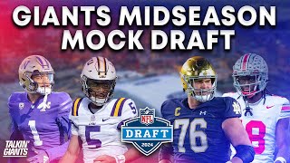 Giants Midseason Mock Draft  2024 NFL Draft [upl. by Nomma839]