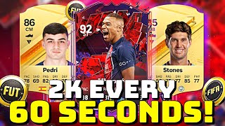 2K EVERY 60 SECONDS 🤑🤩🥶 Best EA FC 24 Trading Method EA FC 24 Sniping Filters amp Bulk bidding [upl. by Russia996]