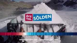 Vorbereitungen Skiweltcup 2015  Sölden  Tirol  Österreich [upl. by Oaoj118]