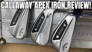 Club Junkie Initial Review of The Callaway Apex Pro CB amp MB Irons TaylorMade P790 On Course [upl. by Atorod]