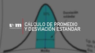 Cálculo de promedio y desviación estandar [upl. by Anne-Corinne851]