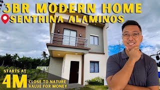 Sentrina Alaminos Laguna · Avina Model · 3BR Preselling Single Attached Modern House for Sale [upl. by Irrehc]