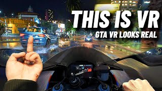 Modded GTA VR Looks Like REAL LIFE  GTA V VR Natural Vision Remastered [upl. by Held]