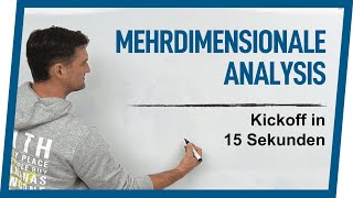 Mehrdimensionale Analysis Kickoff in 15 Sekunden 🎓🚀 MATHE shorts [upl. by Levenson128]