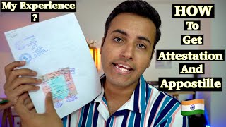 HOW TO GET YOUR DOCUMENT APOSTILLE IN INDIA  WHAT IS APOSTILLE   ATTESTATION amp APOSTILLE PROCESS [upl. by Gerhan904]