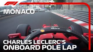 Charles Leclercs Onboard Pole Lap  2021 Monaco Grand Prix  Pirelli [upl. by Aniri]