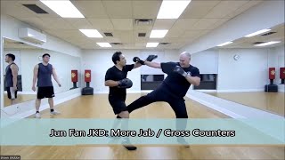 Jun Fan JKD More Jab  Cross Counters [upl. by Anelis]