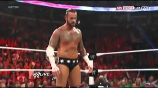 CM Punk attacks The Rock  CM Punk heel turn 2012  WWE RAW 1000th 072312  HQ [upl. by Shaughn]