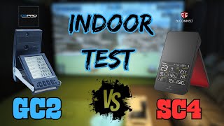 Voice Caddie SC4 vs Foresight GC2 Indoor test [upl. by Tansy]