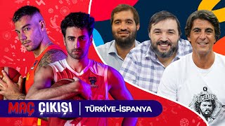 🔴 EuroBasket 2022 Türkiyeİspanya  Maç Çıkışı  İbrahim Kutluay Kaan Kural Uğur Ozan Sulak [upl. by Swetlana]