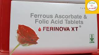 ferrous ascorbate and folic acid tablets  खून बढ़ाने की दवा  khoon badhane ki dawa  ferinova xt [upl. by Feodor]