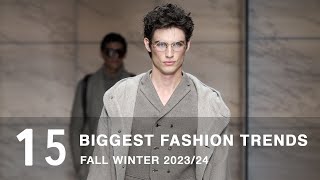 The Biggest Fashion Trends Fall Winter 202324  Mens Fashion [upl. by Giza]